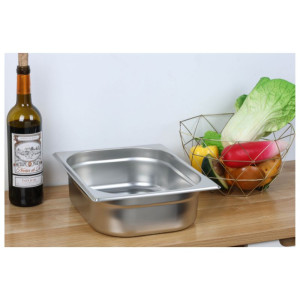 Bac Gastro GN 2/3 Inox - Gylis 100 mm - 9 L - Dynasteel