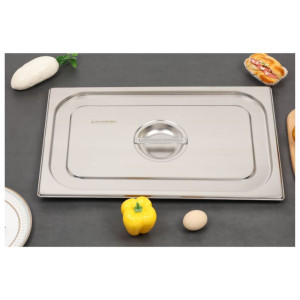 1/1 GN stalo dangtis iš nerūdijančio plieno „Dynasteel“ prekės ženklu profesionaliam restoranų verslui