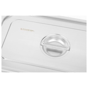 1/1 GN stalo dangtis iš nerūdijančio plieno „Dynasteel“ prekės ženklu profesionaliam restoranų verslui