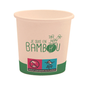 Gobelet Bio en Bambou 18 cl - Lot de 300 | FourniResto