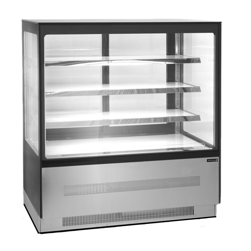 Vitrina šaldytuvas prekystalis 2 durys juoda - 210 L | TEFCOLD LPD903F/BLACK