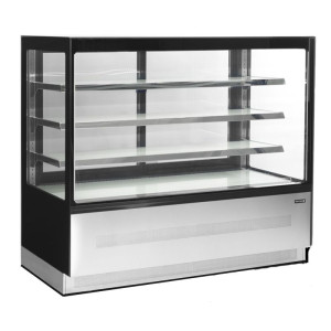 Vitrina šaldytuvas prekystalis 2 durys juoda - 400 L | TEFCOLD LPD1503F