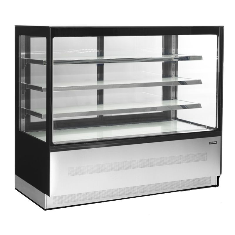Vitrina šaldytuvas prekystalis 2 durys juoda - 400 L | TEFCOLD LPD1503F