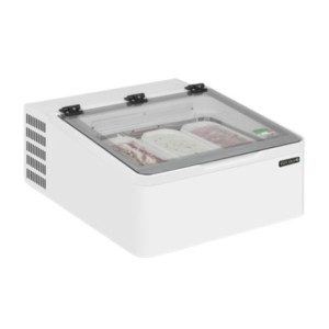 Vitrine Comptoir à Glace - 3 x 5 L de TEFCOLD : Optimalus pristatymas ir lengvas prieinamumas Vitrine Comptoir à Glace - 3 x 5 L