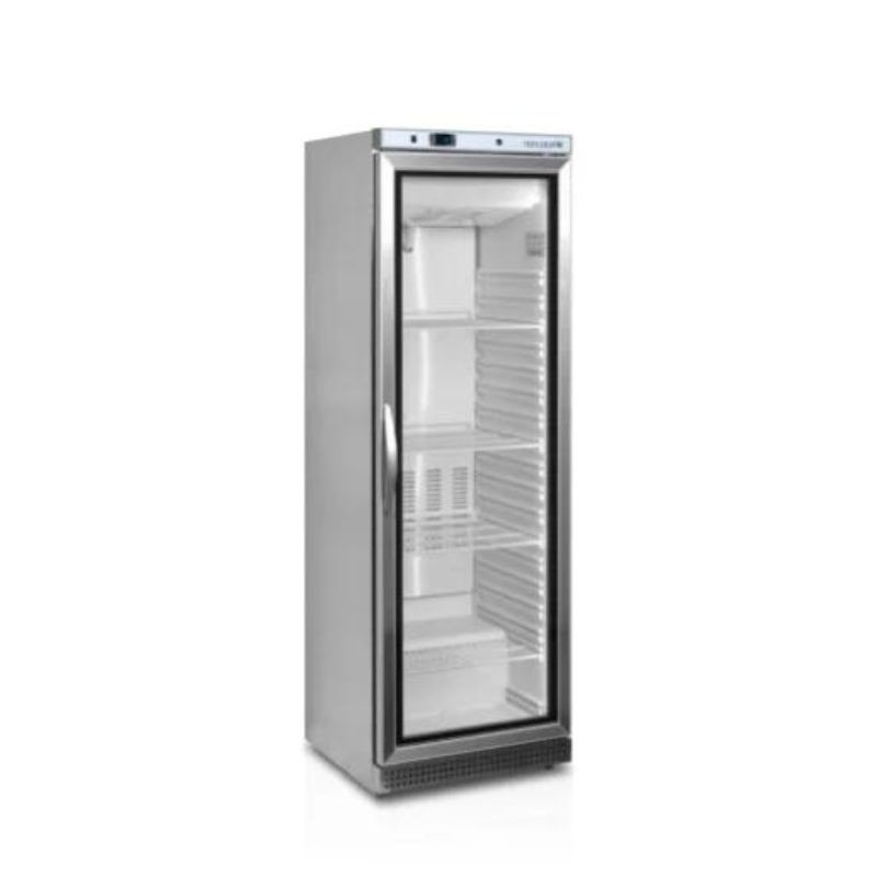Armoire Réfrigérée Négative Ventilée Vitrée - Inox 340 L TEFCOLD | Profesionalus maisto saugojimas
