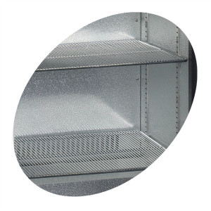 Atgalinis baras su šaldytuvu, 2 stumdomos stiklinės durys - 188 L TEFCOLD: optimalus maisto išsaugojimas ir pateikimas