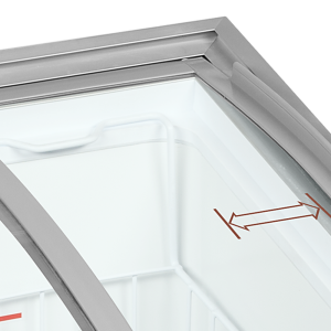 Šaldiklis ledo skrynia - 85L TEFCOLD: Optimalus profesionalus saugojimas