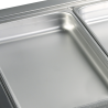 Statinė šaldymo talpa iš nerūdijančio plieno TEFCOLD GN1/1 - 68 L