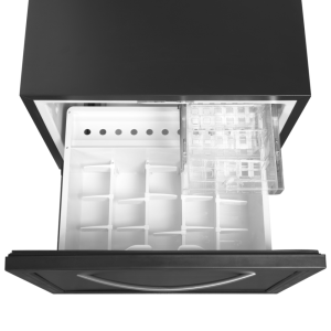 Mini šaldytuvas baras TEFCOLD juodas - 45L: Vietos taupymas ir energijos taupymas