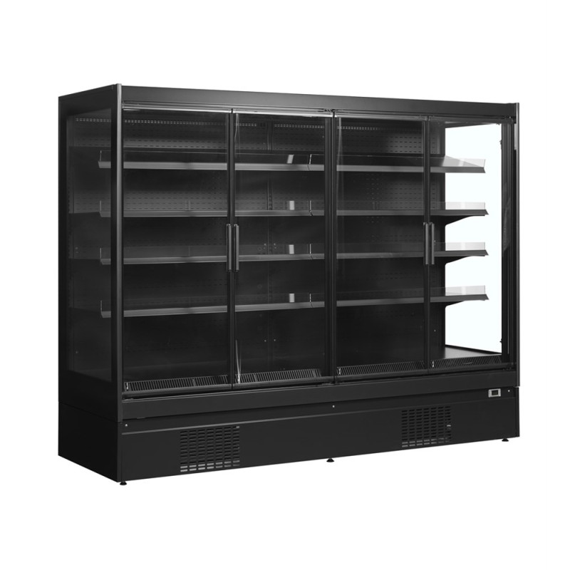 Vitrine Réfrigérée TEFCOLD Positive Noir - 1540 L Supermarketas