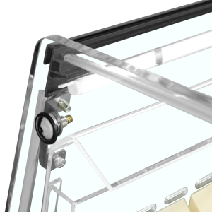 TEFCOLD Stiklinis šaldytuvas 190 L - Patogus ir efektyvus