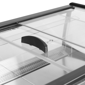 Stiklinis šaldytuvas TEFCOLD 105L Juodas