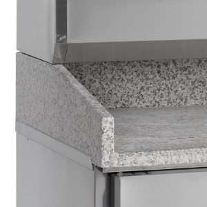 Nerūdijančio plieno picos stalas TEFCOLD - 400x600mm - 2 durys - aukšta kokybė