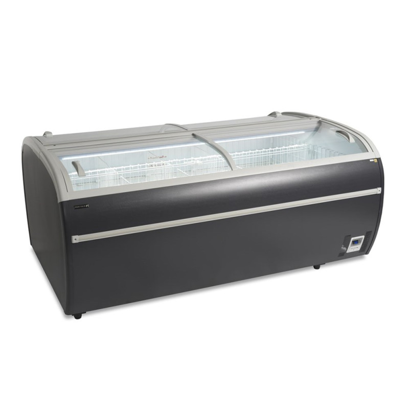 Šaldytuvas-šaldiklis TEFCOLD 1255L Pilkas - TWIN 220A-CF