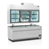 Congelatorius Spintos Sieninis Supermarketo Baltas - TEFCOLD 628L