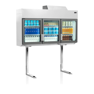 Congelatorius Spintos Sieninis Supermarketo Baltas - TEFCOLD 628L