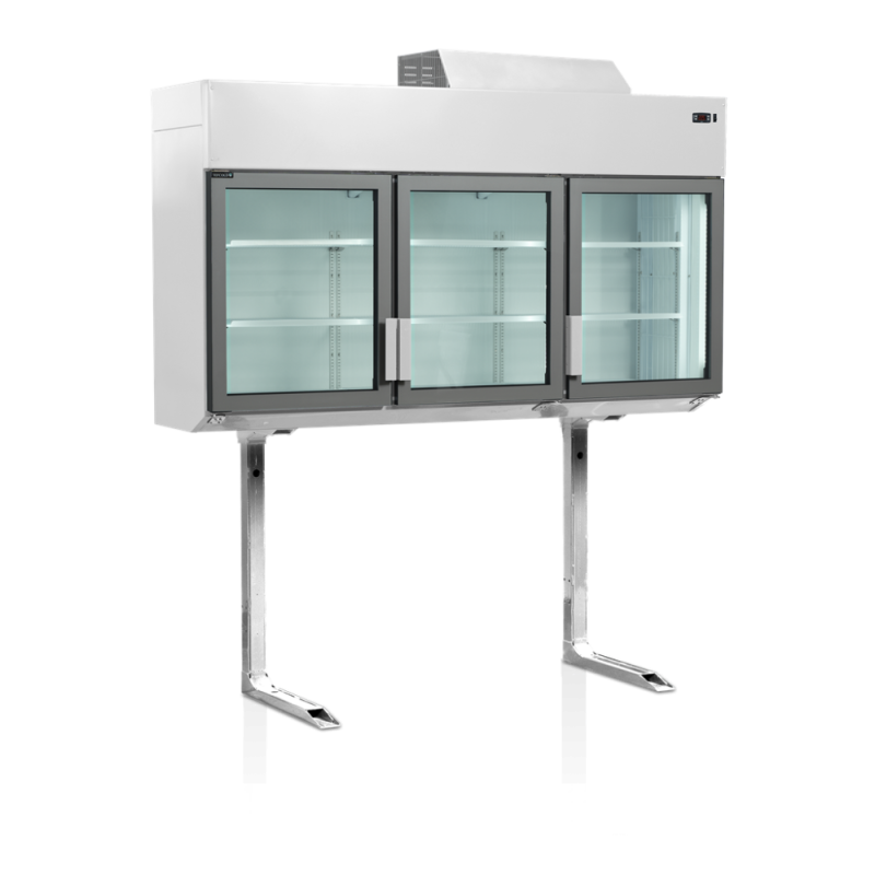 Congelatorius Spintos Sieninis Supermarketo Baltas - TEFCOLD 628L