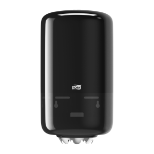 Juodas ritės dozatorius su centriniu išvyniojimu Mini Tork - Pagerinta higiena