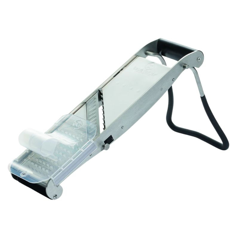 Profesionali nerūdijančio plieno mandolina - Louis Tellier, plaukų šukos ir stūmoklis