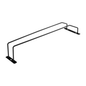 Stiklinių laikiklis juodas Olympia 406 mm: Elegancija ir patogumas