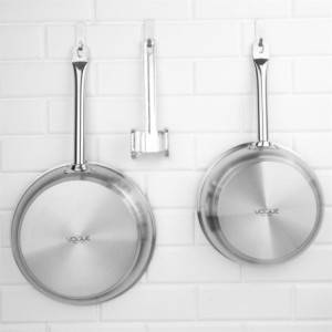 Neprilipanti keptuvė iš nerūdijančio plieno Ø 280 mm Vogue | Platinum Plus apdaila