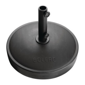 Juodos spalvos betono laikiklis įvairiems skėčiams - maksimali stabilumas