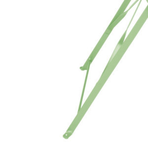 Stalo kvadratinis sulankstomas Bolero šviesiai žalias 600 mm plienas