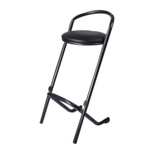 Aukšti pilkų spalvų kėdės - Komfortas ir elegancija jūsų darbo erdvėje.