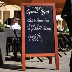 Trotuarų lentelė Makagija 700x1350mm Securit - Aukštos kokybės