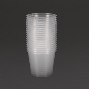 Mikrobangų puodai 150 ml - 100 vnt. - Polipropileno kokybė