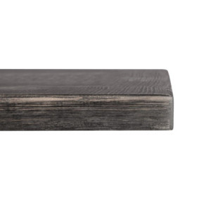 Stalo plokščio kvadratinio formos juodo atspalvio 700 mm "Vintage" plateau.