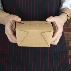 Kompostuojamos maisto dėžutės 1800 ml - 200 vnt. paketas