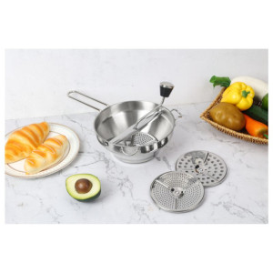 Daržovių malimo mašina 3 grotelės - 2, 3 ir 4 mm - Dynasteel