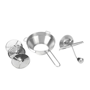 Daržovių malimo mašina 3 grotelės - 2, 3 ir 4 mm - Dynasteel