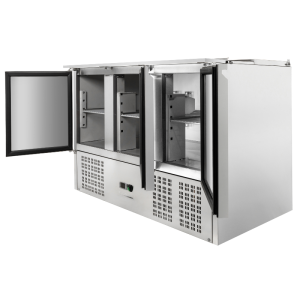 Saladette Compact 3 Durys - Su Stumdomu Dangčiu - Dynasteel