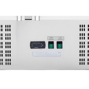 Saladette Compacte - 2 Stiklinės Durys su Atidaromu Stogu - Dynasteel