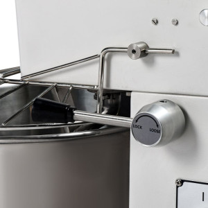 Pétrin 50 L su nuimamu dubeniu ir pakeliamu galvute - 2 greičiai - Dynasteel