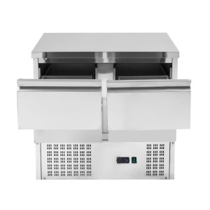 Teigiamai šaldomas stalas - 4 GN 1/2 stalčiai - Dynasteel