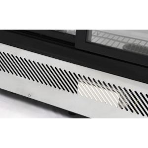 Vitrina šaldytuvas 160 L - Išgaubta - Dynasteel