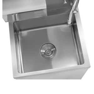 Mobilus autonominis rankų plovimo įrenginys su muilu ir popieriaus dozatoriumi - Dynasteel