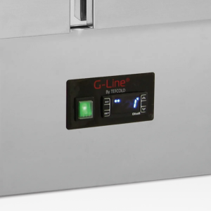 Saladette Šaldytuvas GN 1/1 Nerūdijantis plienas TEFCOLD - 3 Durys 320 L