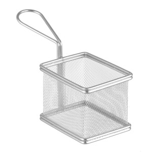 Miniatiūrinis bulvyčių krepšelis 100 x 80 mm