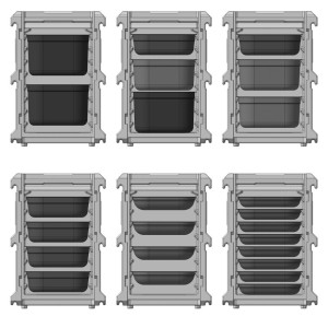 Terminio lango tarnautojas GN 1/1 - 100 L Hendi