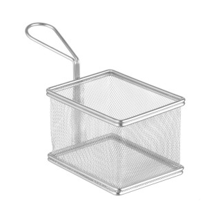 Miniatiūrinis bulvyčių krepšelis 120 x 100 mm