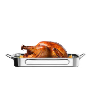 Kepimo forma nerūdijančio plieno - 38,5 x 27,5 x 6 cm - HENDI prekės ženklas - Fourniresto