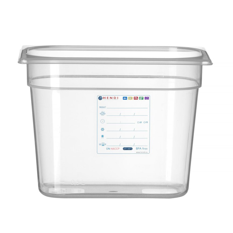 Gastronormos bakelis 1/4 - HENDI prekės ženklas - Fourniresto
