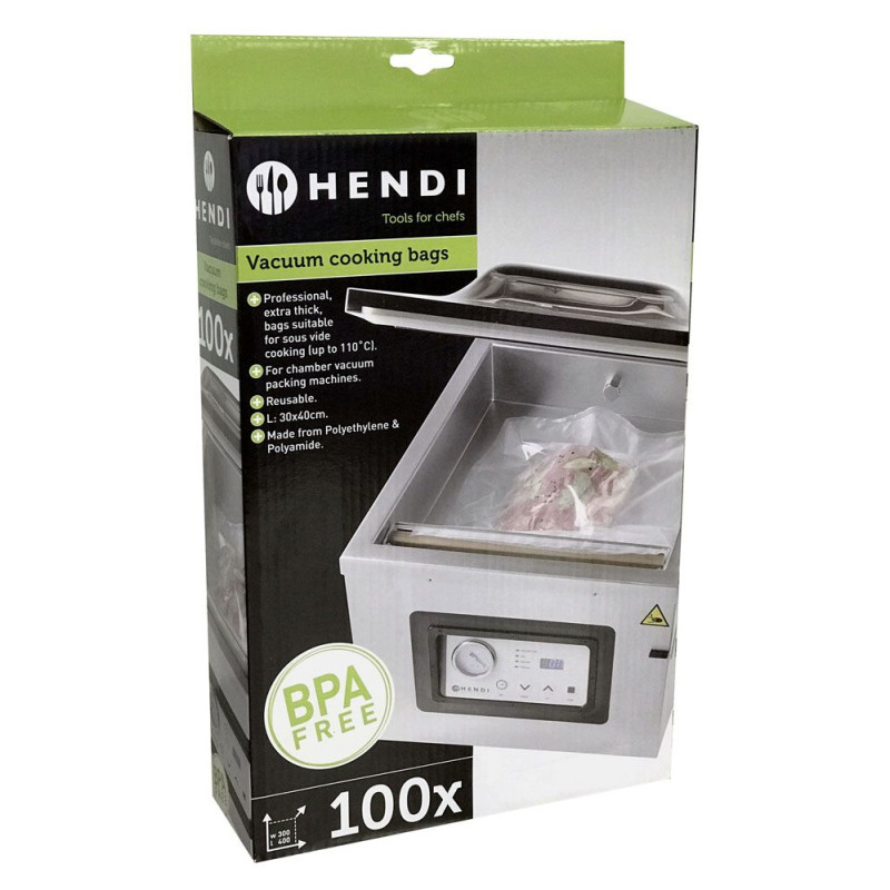 Vakuuminiai maišai, lygūs, 450 x 300 mm - 100 vnt.