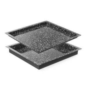 Pilnas Gastronorm emalio GN 2/3 - P 40 mm