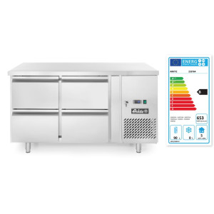 Šaldytuvas su keturiais stalčiais Profi LIne 280 l - HENDI prekės ženklas - Fourniresto