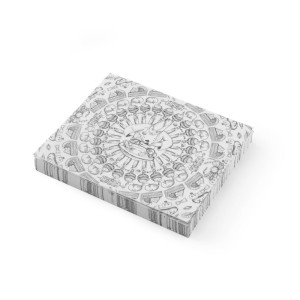 Sulfurizuotas popierius su greito maisto raštu - 200 x 250 mm - 500 vienetų